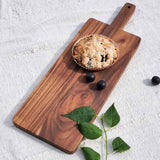 Handmade Albizia Wood Serving Board (Rectangle, 13.75" x 6")