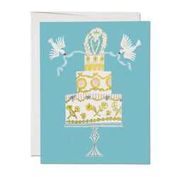 'Wedding Cake' - Birds Card