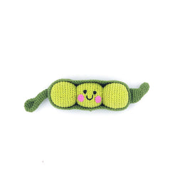 Hand-stitched Peapod Rattle