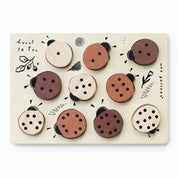 Wooden Tray Puzzle (Ladybugs)
