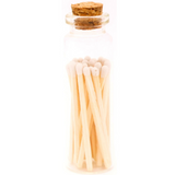 2-inch White Tip Decorative Matches In Jar with striker