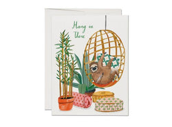 'Hang in There' Sloth Card