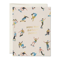 'Hope Your Birthday' Shreds Skateboard Card