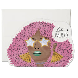 'Let's Party' Disco Glam Card