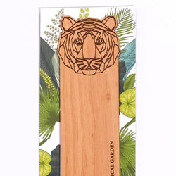 Bengal Tiger Wood Bookmark