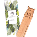 Lucca - Hippo Wood Bookmark (Made in Cincinnati)