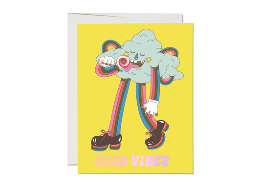'Good Vibes' Cloud Dude Card