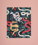 Snakes in the Garden Puzzle by Josefina Schargo - 100 Piece Puzzle