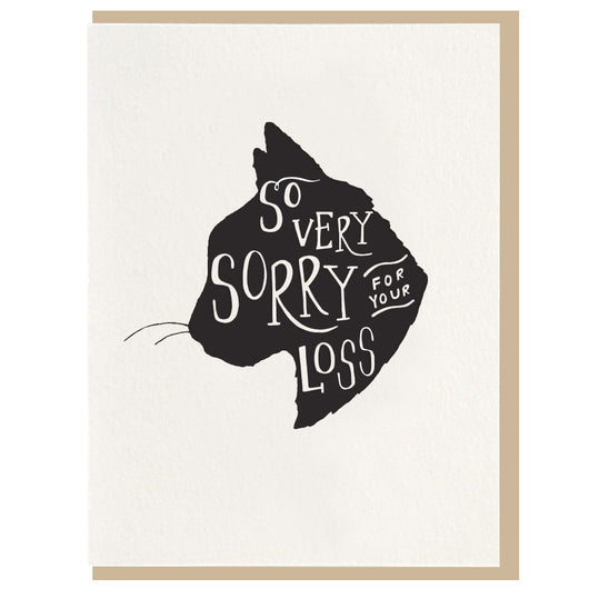 'So Very Sorry' (Cat) Card