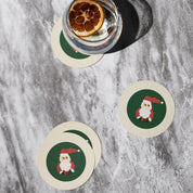 Santa Coasters (Set of 4) - Style #1