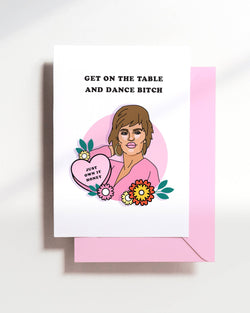 'Get On the Table...' Lisa Rinna RHOBH Card