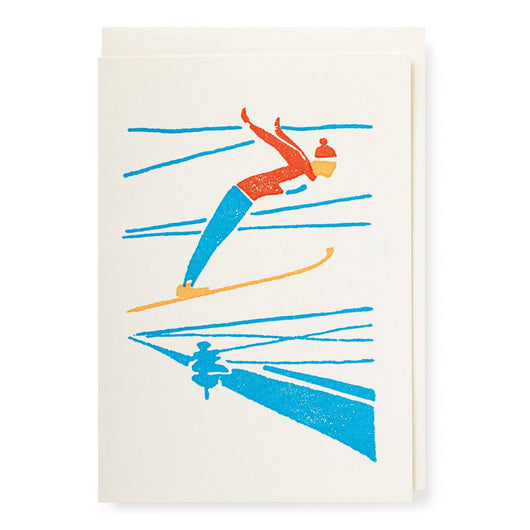 Ski Jump Snow Card
