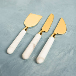 Marble Cheese Knives (Set of 3)