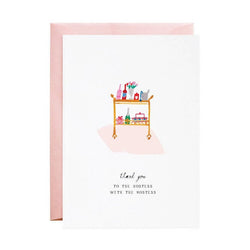 'Thank You to the Hostess with the Mostess' - Greeting Card
