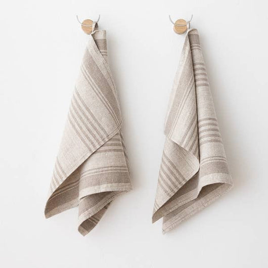Linum Hand Towels (in Natural) *SET OF 2*