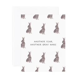 'Another Gray Hare' Birthday Card