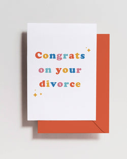 'Congrats on Your Divorce' Card