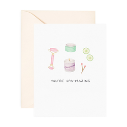 'You're Spa-mazing' Card