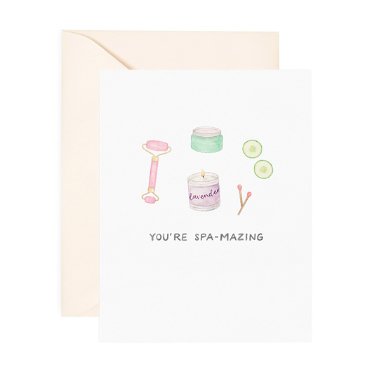 'You're Spa-mazing' Card