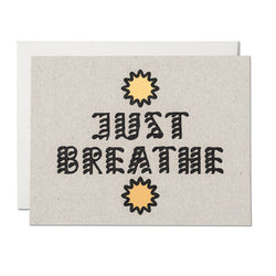 'Just Breathe' Card