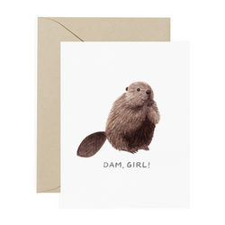 'Dam, Girl!' Card