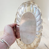 Vintage Silver Scalloped Serving Tray