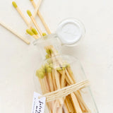 4.5" Apothecary Jar Matches w/ Wax Seal