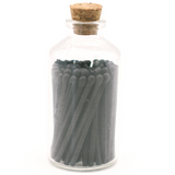 Small Safety Matches in an Apothecary Jar (Black)