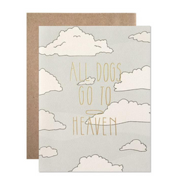 'All Dogs Go To Heaven' Card