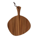 Acacia Wood Serving Board (Round, 15" x 12")