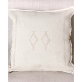 Cactus Silk Pillow (in Cream)| Ethically crafted in Morocco