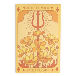 Diablo Cosmos Tarot Garden + Gift Seed Packet