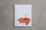 'Get Well Soon' Hibiscus Flower Card