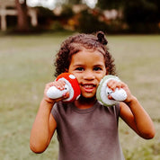 Hand-stitched Mushroom Rattle