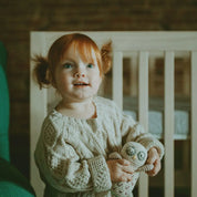 Hand-stitched Organic Owl Rattle