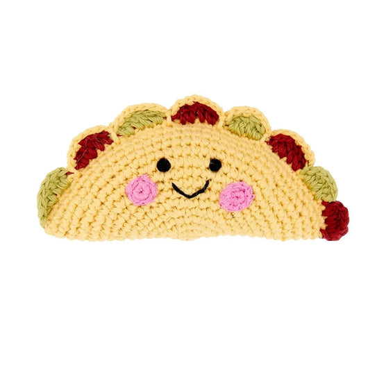 Hand-stitched Taco Rattle