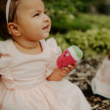 Hand-stitched Watermelon Rattle