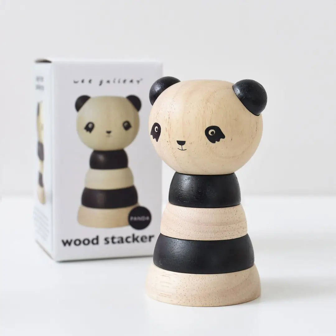 Kids Wood Stacker (Panda)