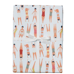 Gift Wrap - Swimmers (Single Sheet)
