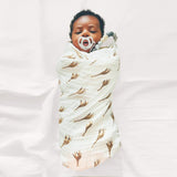 Swaddle Set (2-pack) in Elephant + Giraffe