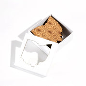 Lucca - Ohio Patterned / Alder-Wood Coaster Set of 5 (Made in Cincinnati)