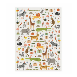 Gift Wrap - Party Animals (Single Sheet)