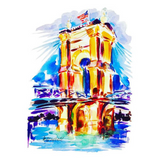 Grey Hall Design - Roebling Suspension Bridge Print