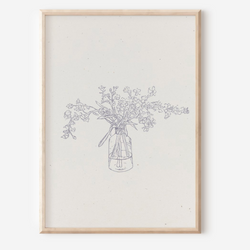 Flower Study Print
