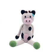 Hand-stitched Organic Cow