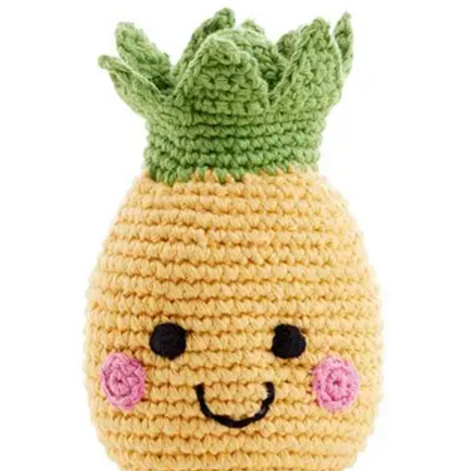 Hand-stitched Pineapple Rattle