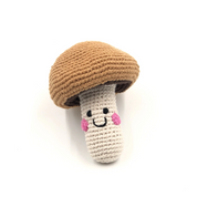 Hand-stitched Mushroom Rattle
