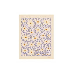 'Blue Daisy' Art Print (11x14)