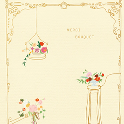 'Merci Bouquet' Thank You Card