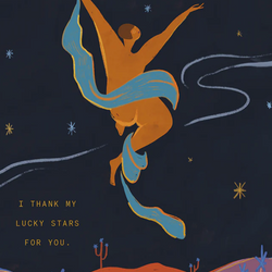 'I Thank My Lucky Stars for You' Card